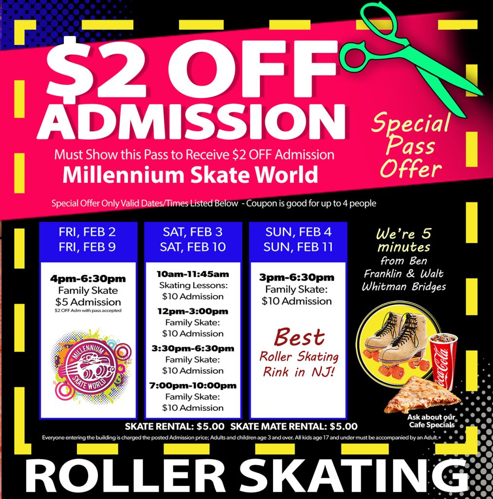 $2 OFF Admission Coupon at Millennium