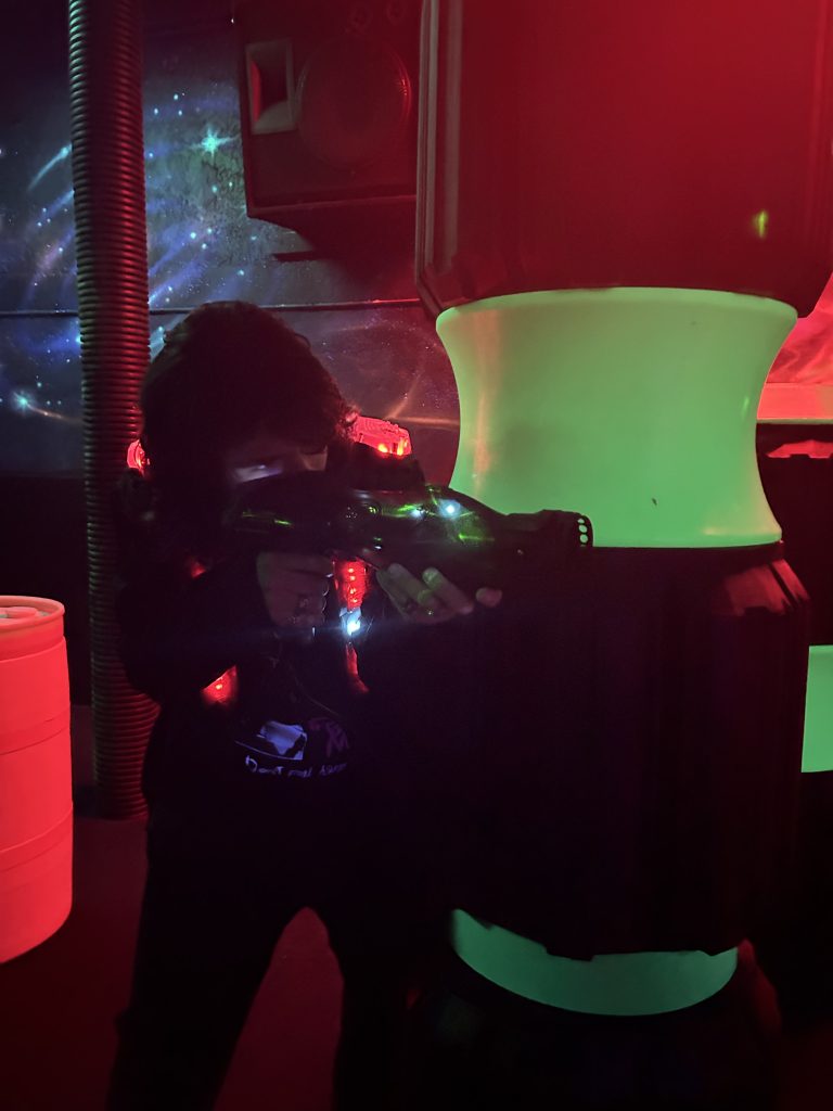 Laser tag at skate world tampa