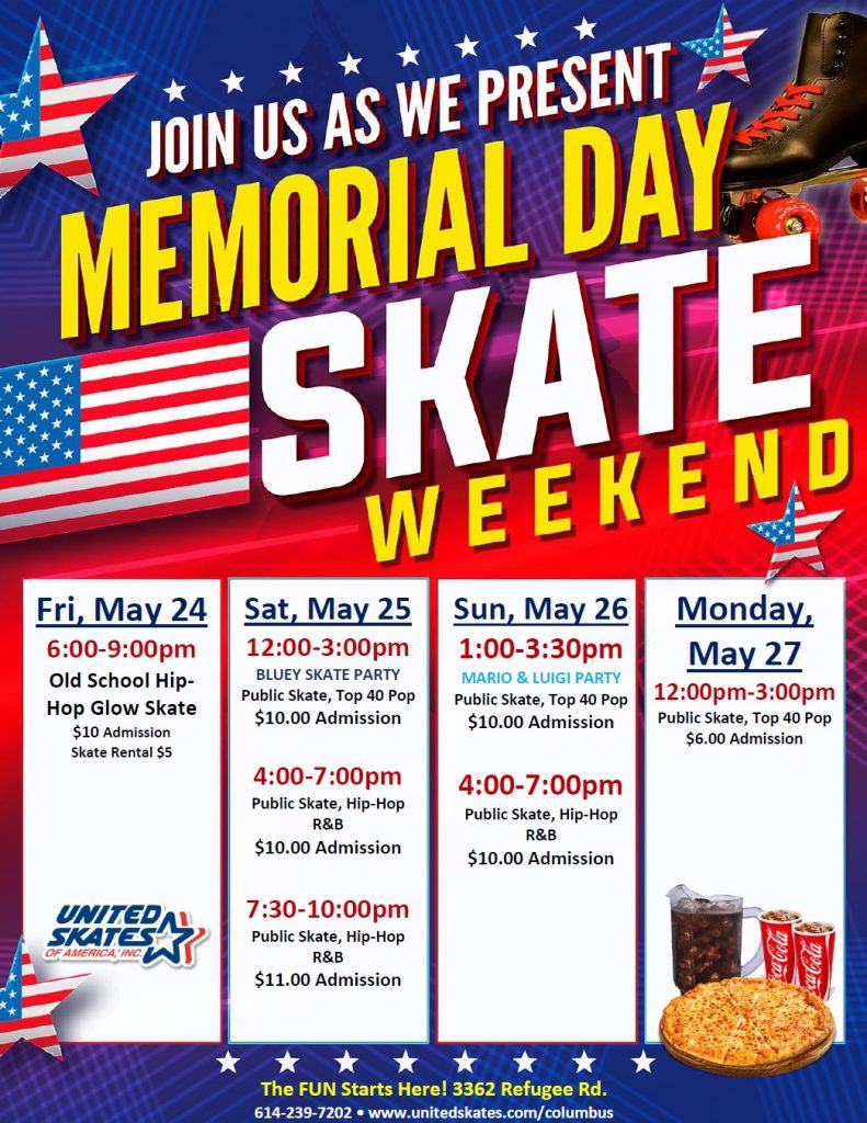 United Skates Refugee Memorial Day Weekend