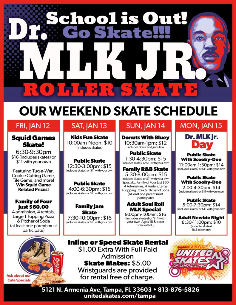 United Skates Tampa MLK Weekend 2024