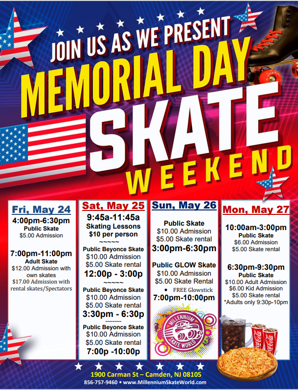 Millennium Skate World Memorial Day Weekend